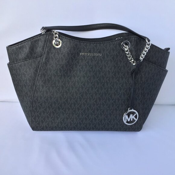 Jet Set Large Signature Logo Shoulder Bag large - Picture 1 of 11